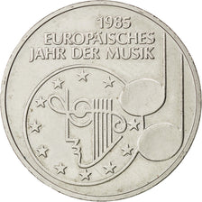 GERMANY - FEDERAL REPUBLIC, 5 Mark, 1985, Stuttgart, KM #162, AU(55-58),...