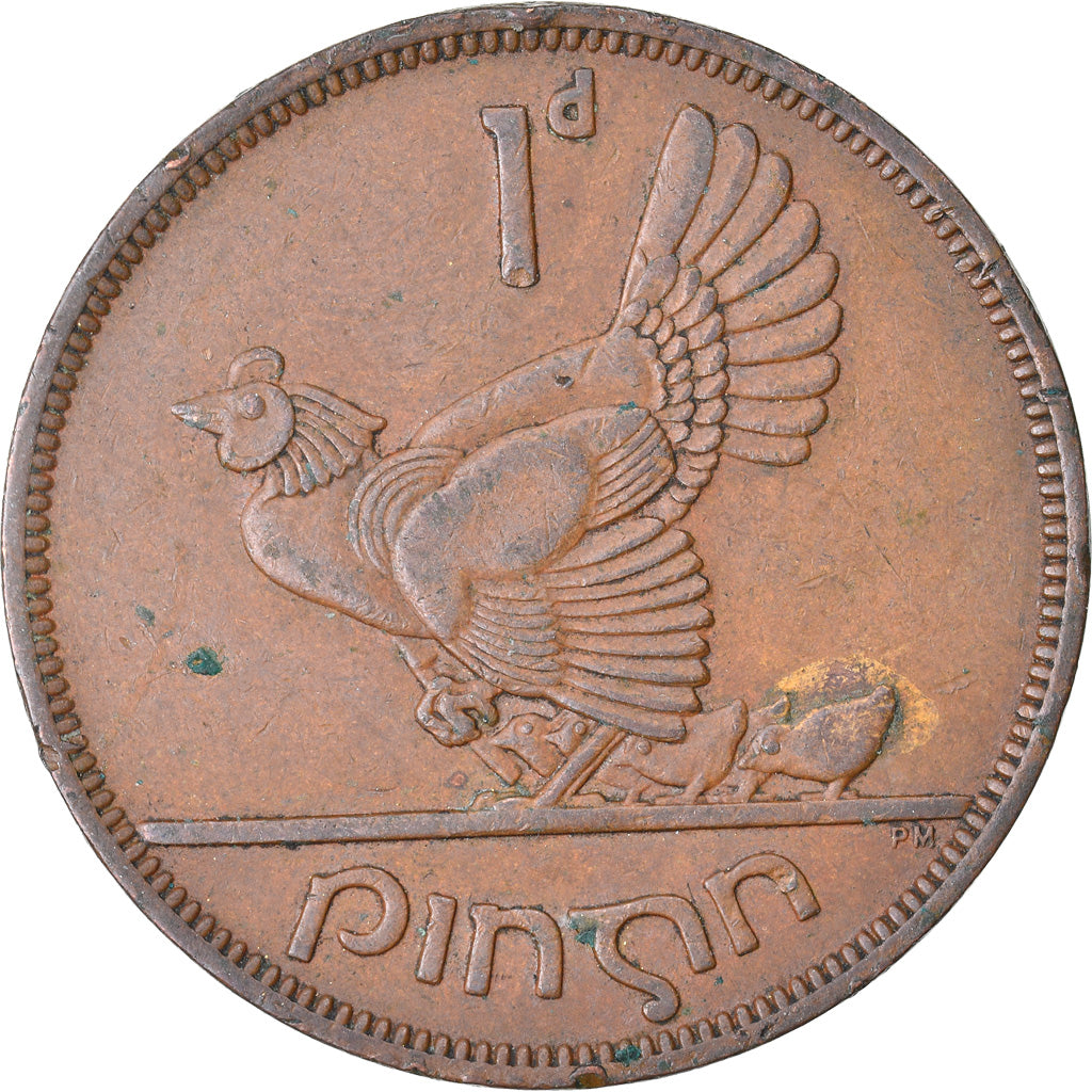 Coin, IRELAND REPUBLIC, Penny, 1952, EF(40-45), Bronze, KM:11