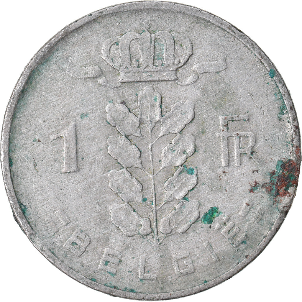 Münze, Belgien, Franc, 1951, S+, Copper-nickel, KM:143.1