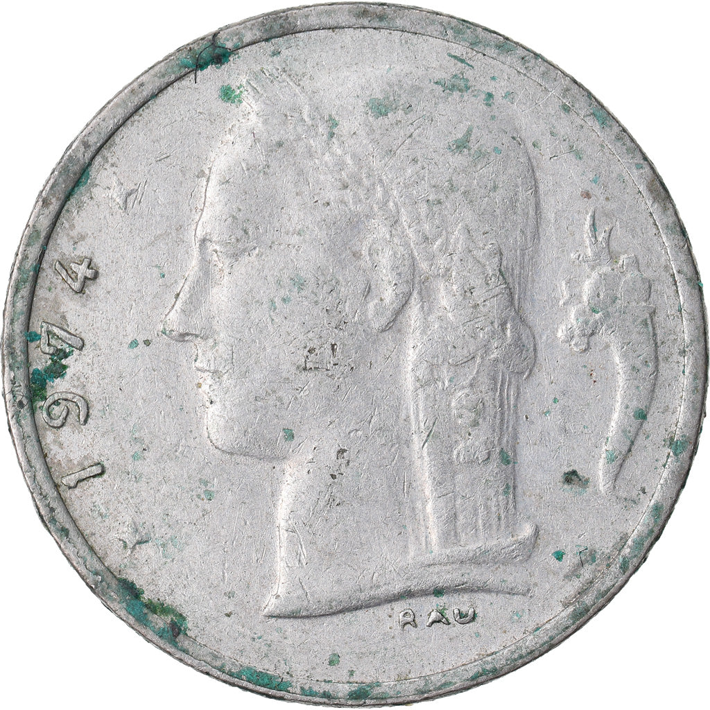 Coin, Belgium, Franc, 1974, VF(30-35), Copper-nickel, KM:142.1