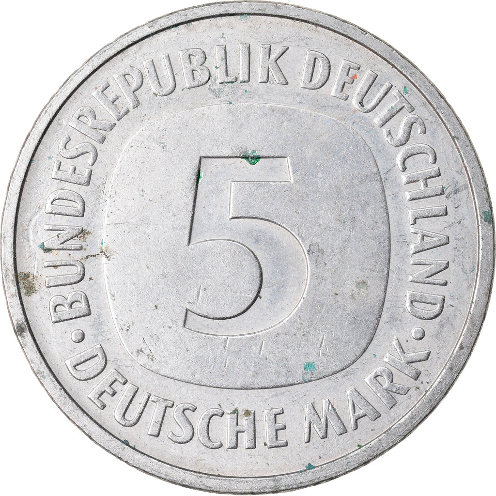Coin, GERMANY - FEDERAL REPUBLIC, 5 Mark, 1979, Stuttgart, EF(40-45)