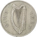 IRELAND REPUBLIC, 10 Pence, 1969, KM #23, EF(40-45), Copper-Nickel, 28.5, 11.38