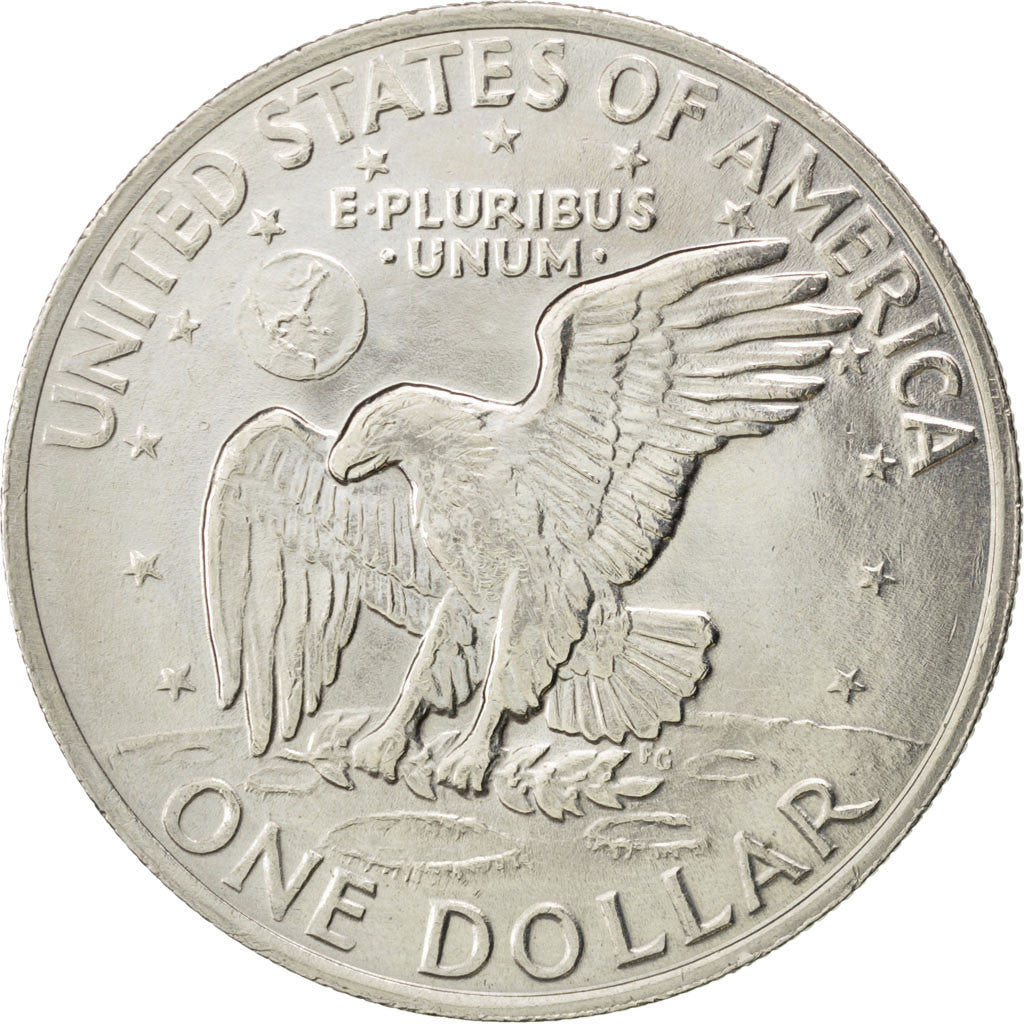 Coin, United States, Eisenhower Dollar, Dollar, 1971, U.S. Mint, Denver