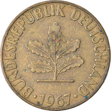 Moneta, GERMANIA - REPUBBLICA FEDERALE, 5 Pfennig, 1967, Munich, MB+, Acciaio