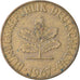 Moneta, GERMANIA - REPUBBLICA FEDERALE, 5 Pfennig, 1967, Munich, MB+, Acciaio