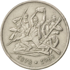 BULGARIA, 2 Leva, 1969, KM #77, AU(55-58), Copper-Nickel, 30, 10.58