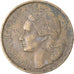 Moneta, Francia, Guiraud, 20 Francs, 1952, Paris, MB+, Alluminio-bronzo