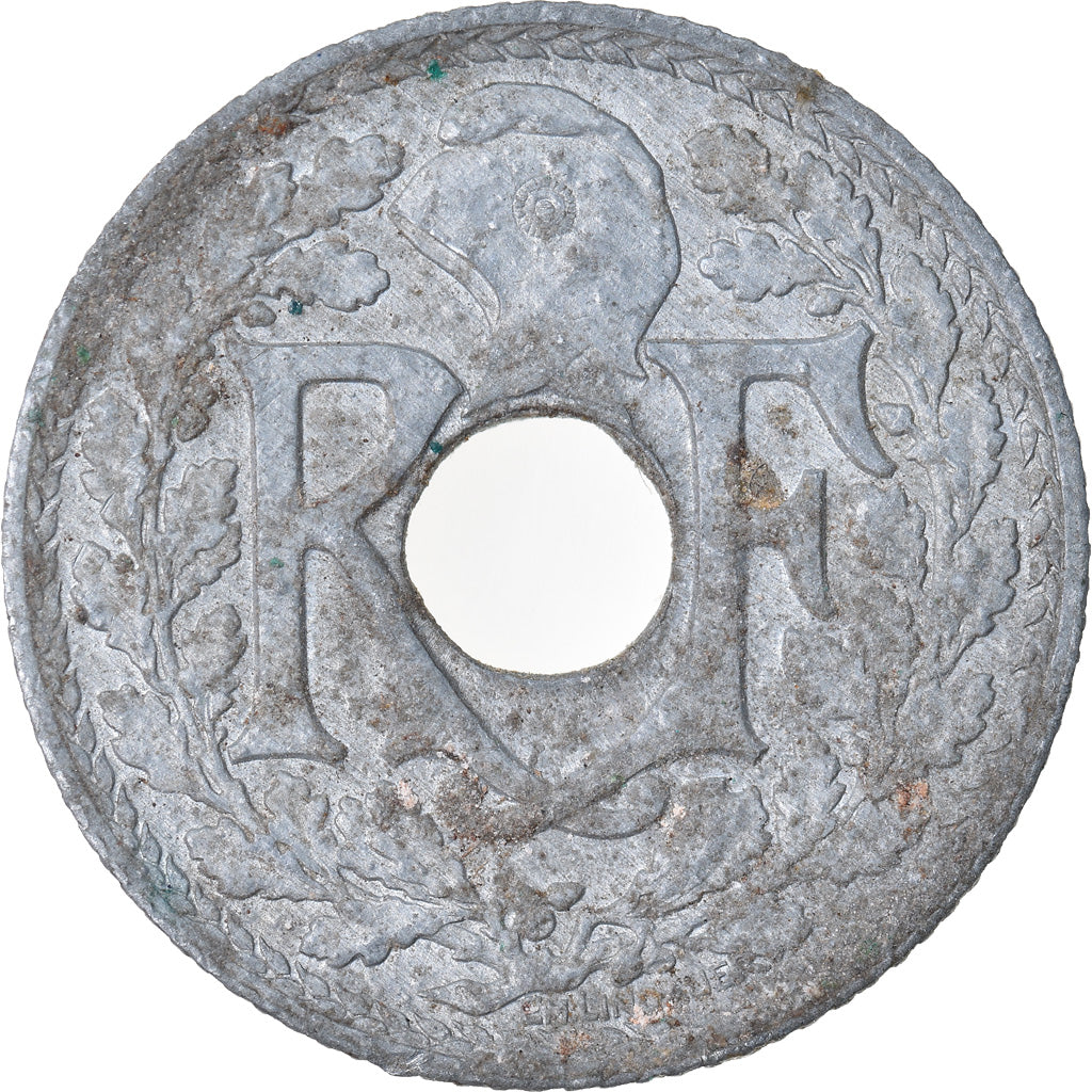 Munten, Frankrijk, 10 Centimes, 1941, Paris, ZF, Zinc, KM:897, Gadoury:288