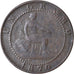Moneda, España, Provisional Government, Centimo, 1870, Madrid, BC+, Cobre