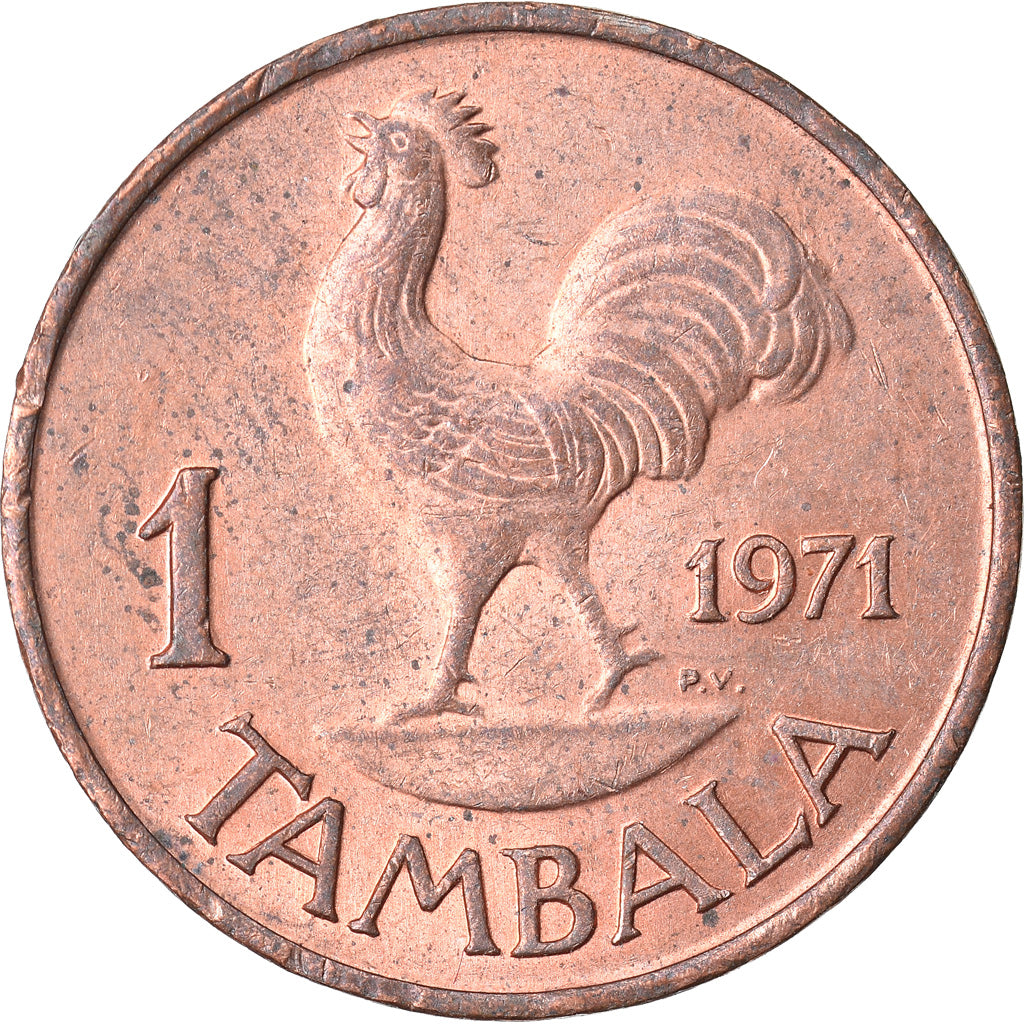 Coin, Malawi, Tambala, 1971, EF(40-45), Bronze, KM:7.1