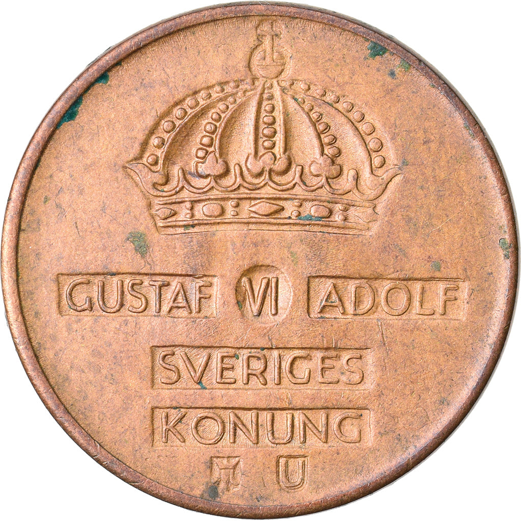 Münze, Schweden, Gustaf VI, Ore, 1969, SS, Bronze, KM:820