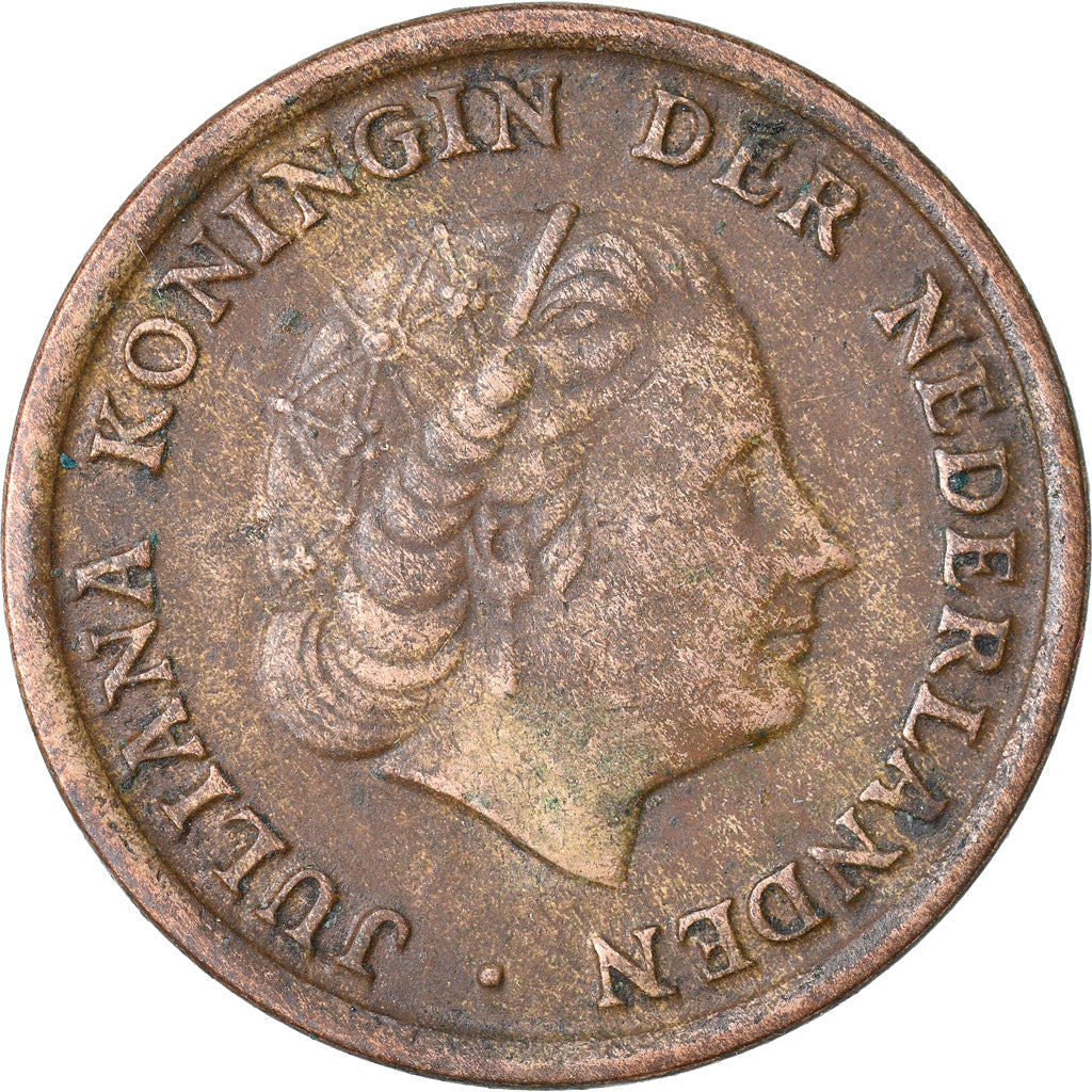 Coin, Netherlands, Juliana, Cent, 1950, VF(30-35), Bronze, KM:180