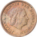 Moneta, Holandia, Juliana, Cent, 1958, VF(30-35), Bronze, KM:180