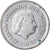 Coin, Netherlands, Juliana, 25 Cents, 1968, EF(40-45), Nickel, KM:183