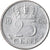 Coin, Netherlands, Juliana, 25 Cents, 1968, EF(40-45), Nickel, KM:183