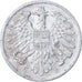 Moneta, Austria, 2 Groschen, 1962, MB+, Alluminio, KM:2876