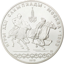 Russie, URSS, 10 Roubles 1978, Jeux Olympiques de Moscou 1980, KM Y 160