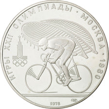 RUSSIA, 10 Roubles, 1978, KM #158.1, MS(63), Silver, 33.44