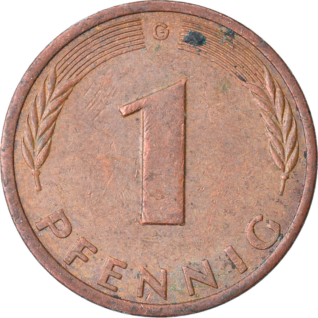 Monnaie, République fédérale allemande, Pfennig, 1978, Karlsruhe, TB+, Copper
