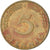 Monnaie, République fédérale allemande, 5 Pfennig, 1949, Munich, TB+, Brass