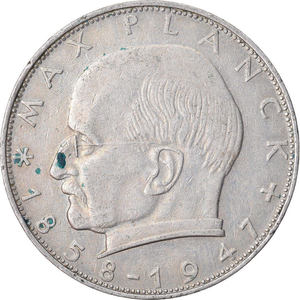 Coin, GERMANY - FEDERAL REPUBLIC, 2 Mark, 1960, Stuttgart, EF(40-45)