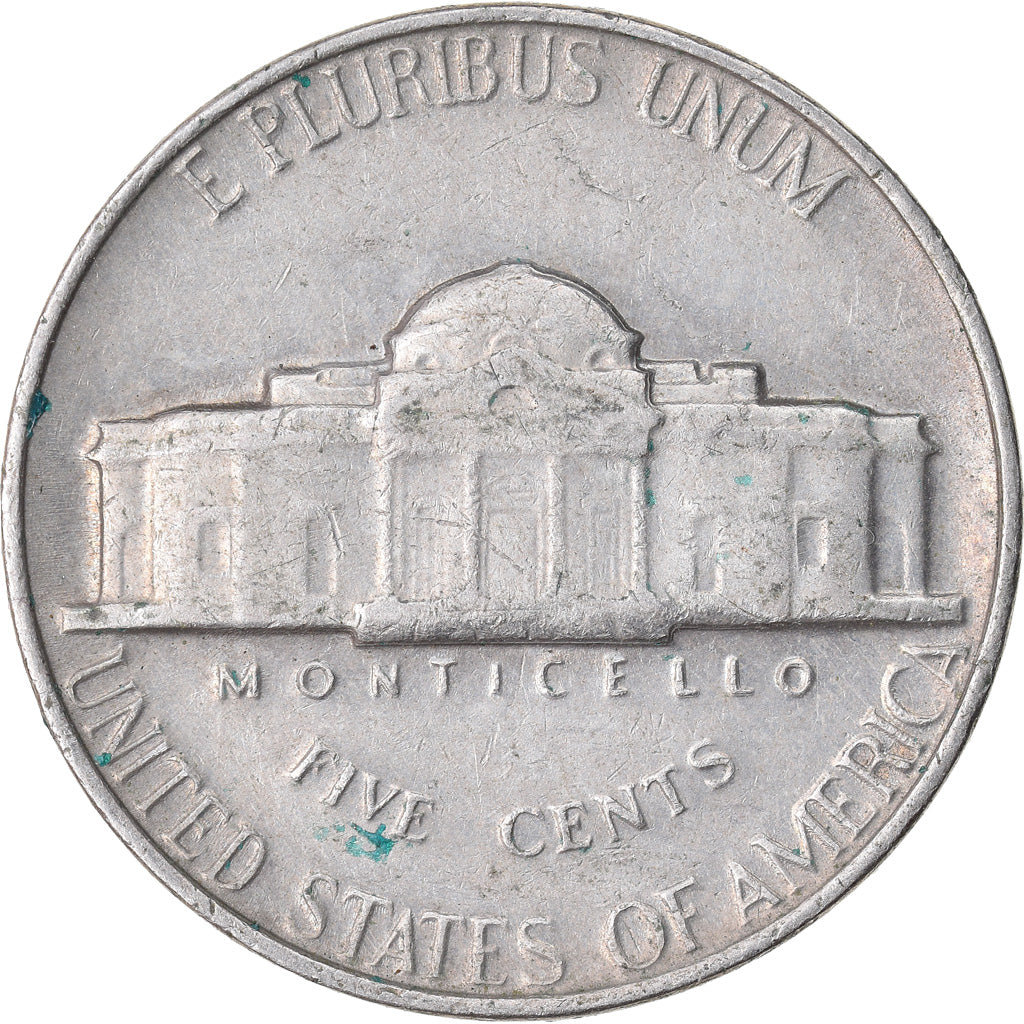 Monnaie, États-Unis, Jefferson Nickel, 5 Cents, 1964, U.S. Mint, Philadelphie