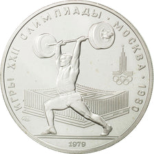 RUSSIA, 5 Roubles, 1979, KM #166, MS(63), Silver, 16.68