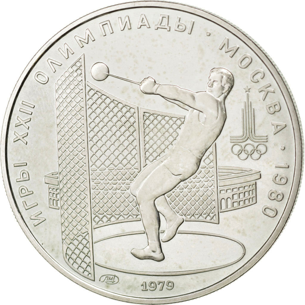RUSSIA, 5 Roubles, 1979, KM #167, MS(63), Silver, 16.53