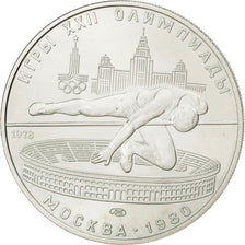 RUSSIA, 5 Roubles, 1978, KM #156, MS(63), Silver, 16.55