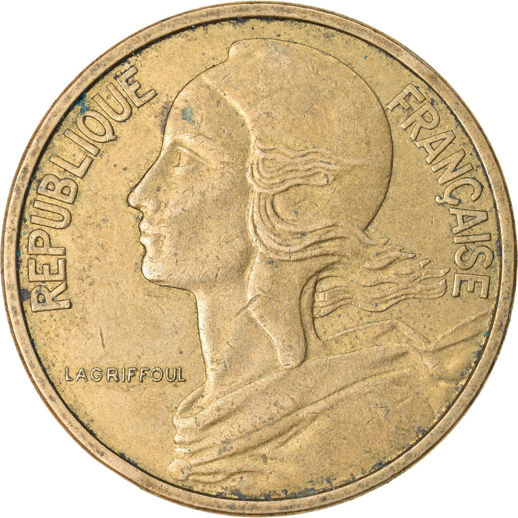 Moneta, Francja, Marianne, 50 Centimes, 1963, Paris, EF(40-45), Aluminium-Brąz