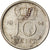 Coin, Netherlands, Wilhelmina I, 10 Cents, 1948, VF(30-35), Nickel, KM:177