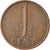 Coin, Netherlands, Juliana, Cent, 1954, VF(30-35), Bronze, KM:180