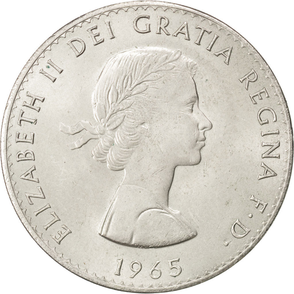 GREAT BRITAIN, Crown, 1965, KM #910, MS(60-62), Copper-Nickel, 38.61, 28.33
