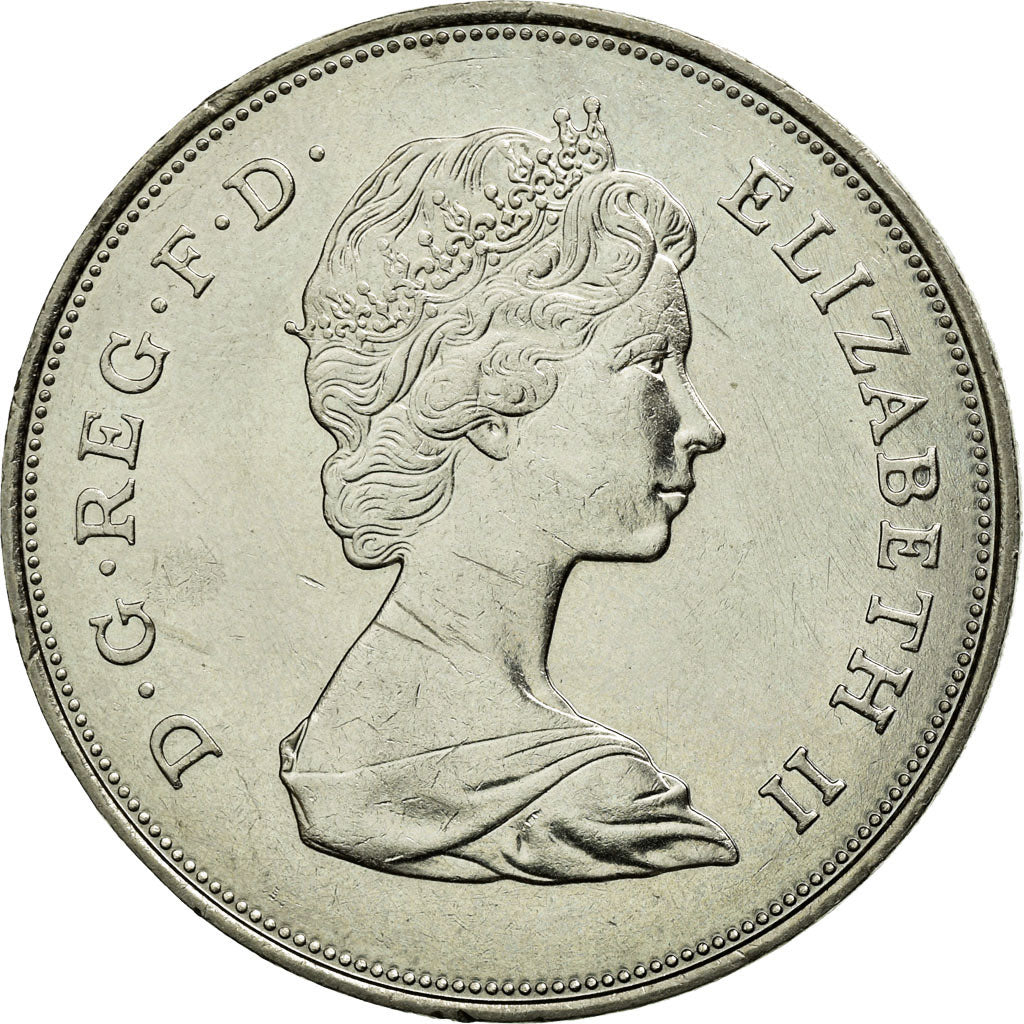 Coin, Great Britain, Elizabeth II, 25 New Pence, 1981, MS(63), Copper-nickel