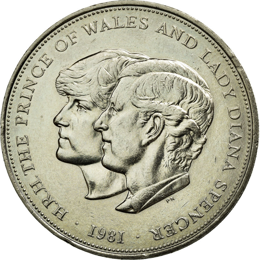 Coin, Great Britain, Elizabeth II, 25 New Pence, 1981, MS(63), Copper-nickel