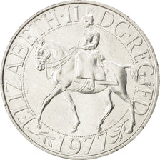 Coin, Great Britain, Elizabeth II, 25 New Pence, 1977, MS(63), Copper-nickel