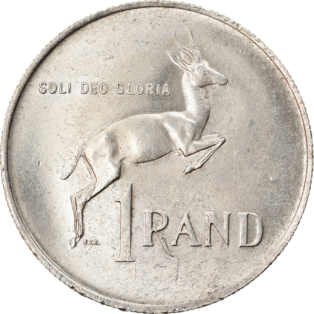 Coin, South Africa, Rand, 1967, EF(40-45), Silver, KM:72.1