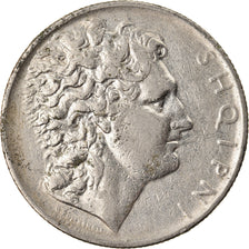 Coin, Albania, Lek, 1931, Rome, EF(40-45), Nickel, KM:5