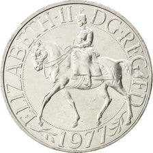 GREAT BRITAIN, 25 New Pence, 1977, KM #920, MS(60-62), Copper-Nickel, 38.61,...