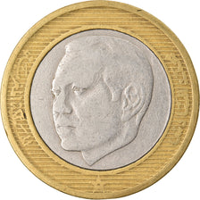 Moneda, Marruecos, Mohammed VI, 10 Dirhams, 2002, Paris, BC+, Bimetálico