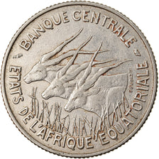 Coin, EQUATORIAL AFRICAN STATES, 100 Francs, 1966, Paris, EF(40-45), Nickel
