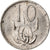 Moneta, Sudafrica, 10 Cents, 1985, BB, Nichel, KM:85