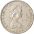 Moeda, Ilha de Man, Elizabeth II, 10 Pence, 1976, Pobjoy Mint, EF(40-45)