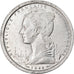 Moeda, África Equatorial Francesa, 2 Francs, 1948, Paris, EF(40-45), Alumínio