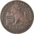 Moneta, Belgia, Leopold II, Centime, 1899, EF(40-45), Miedź, KM:33.1