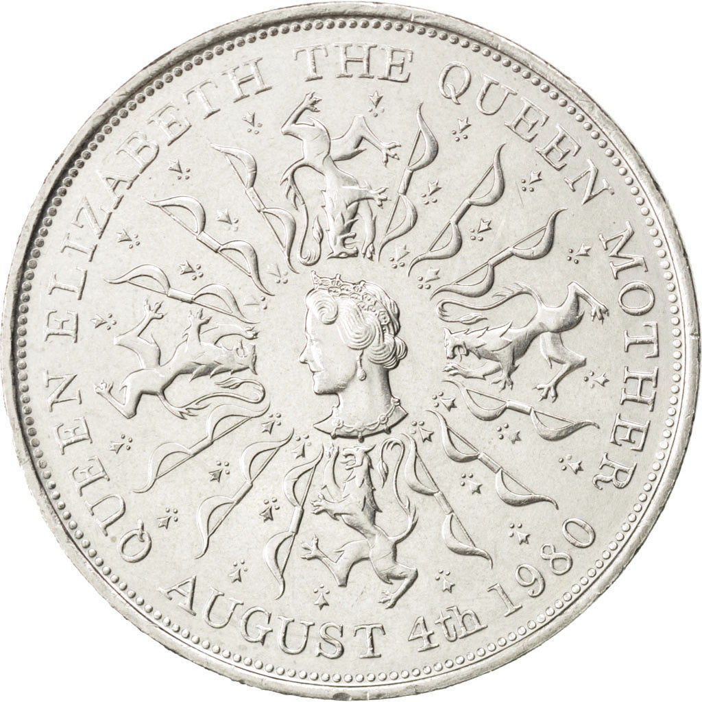 GREAT BRITAIN, 25 New Pence, 1980, KM #921, MS(60-62), Copper-Nickel, 38.61,...