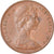 Moeda, Austrália, Elizabeth II, 2 Cents, 1974, Melbourne, EF(40-45), Bronze