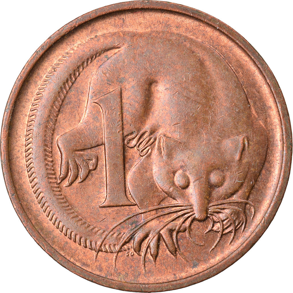 Coin, Australia, Elizabeth II, Cent, 1987, Melbourne, EF(40-45), Bronze, KM:78