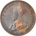 Munten, Australië, George V, 1/2 Penny, 1917, Melbourne, FR+, Bronze, KM:22
