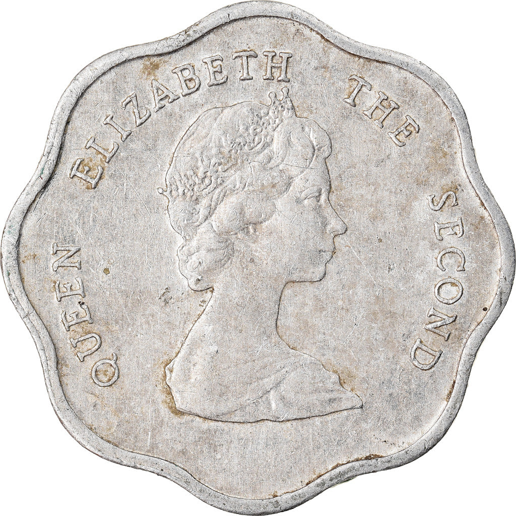 Moneta, Państwa Wschodnich Karaibów, Elizabeth II, Cent, 1986, VF(30-35)